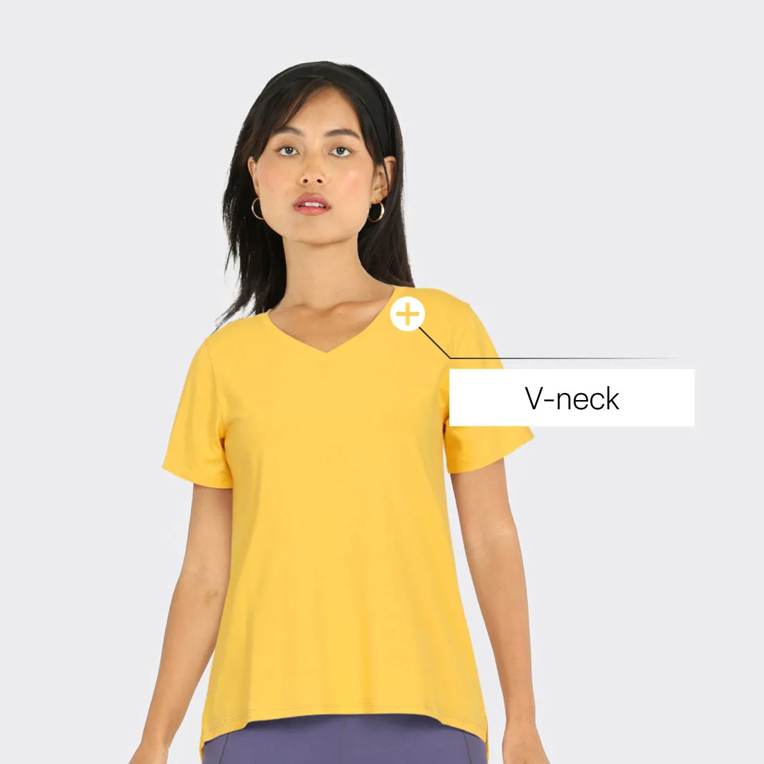 Last Tee - V Neck Half Sleeves