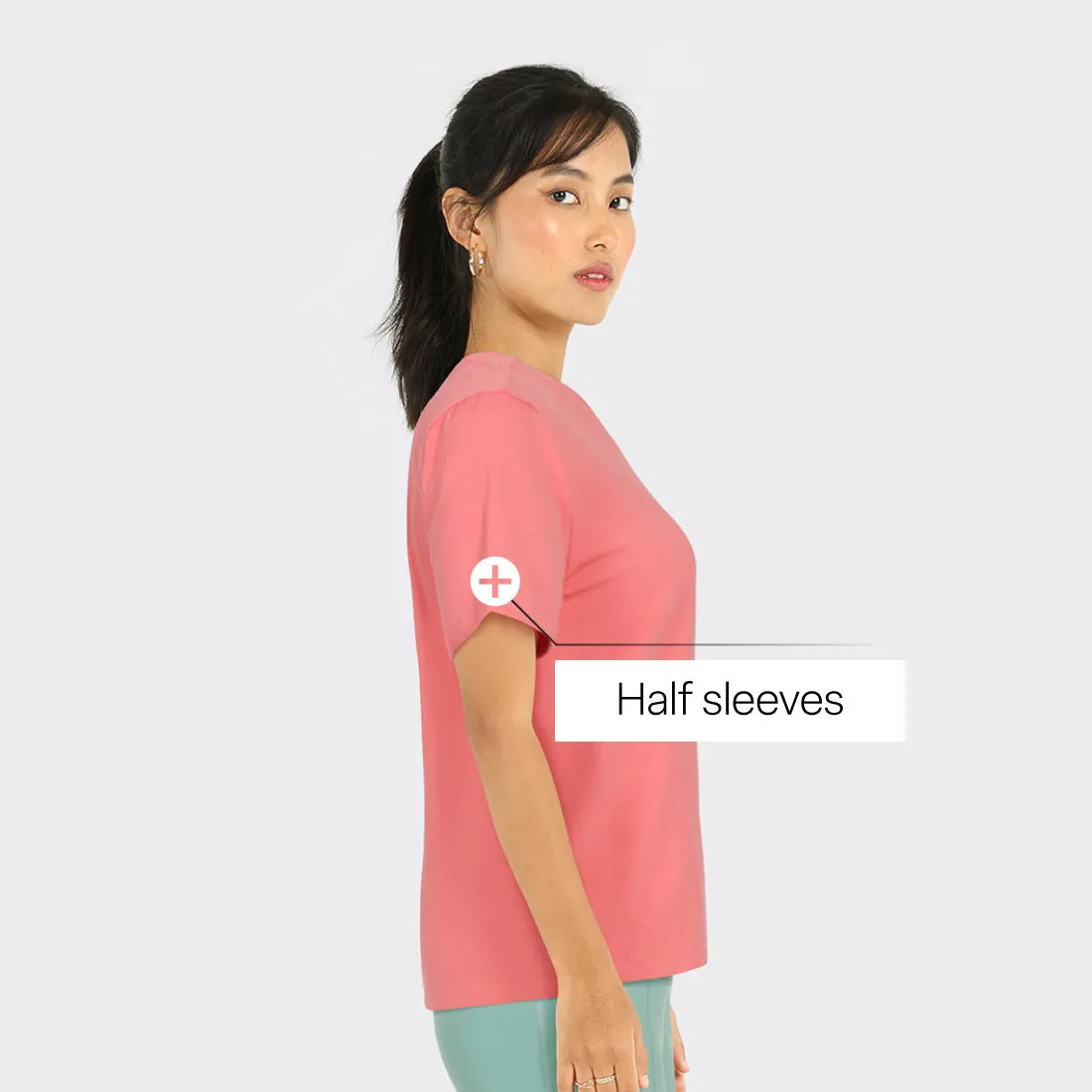 Last Tee - V Neck Half Sleeves