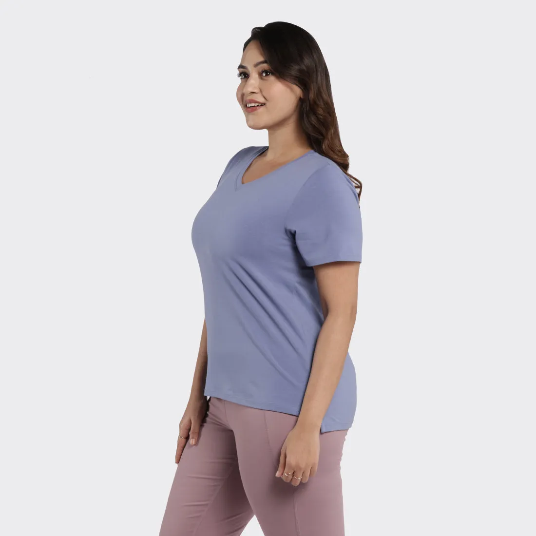 Last Tee - V Neck Half Sleeves