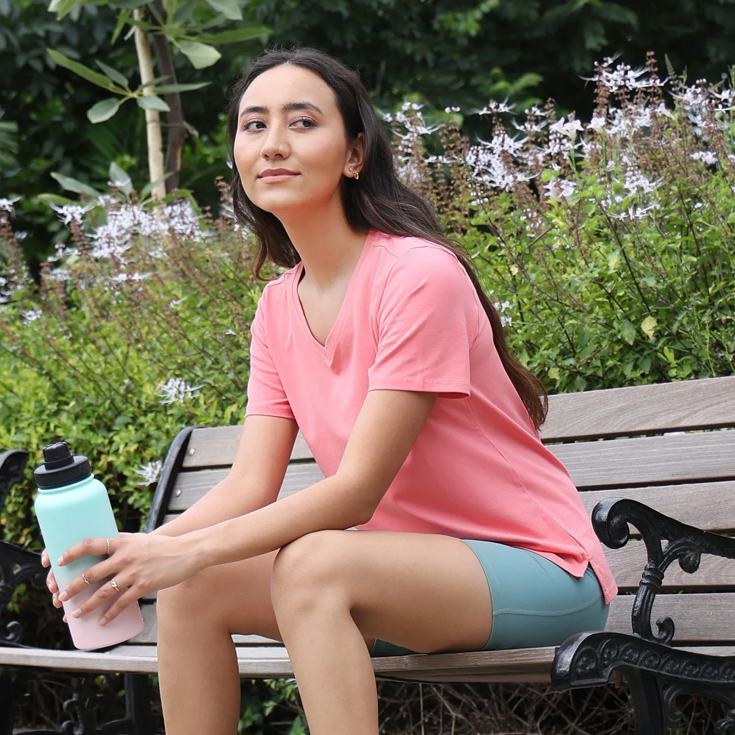 Last Tee - V Neck Half Sleeves