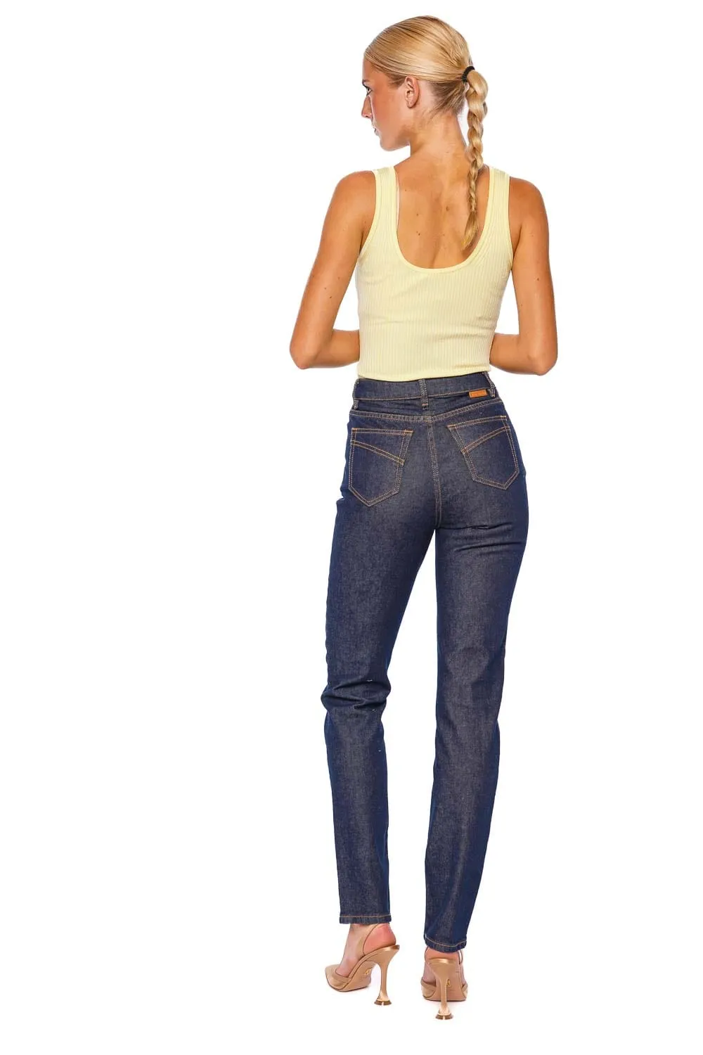 Lemon Scoop Ribbed Knit Tank