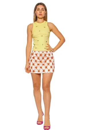 Lemonade Crystal Embellished Classic Tank