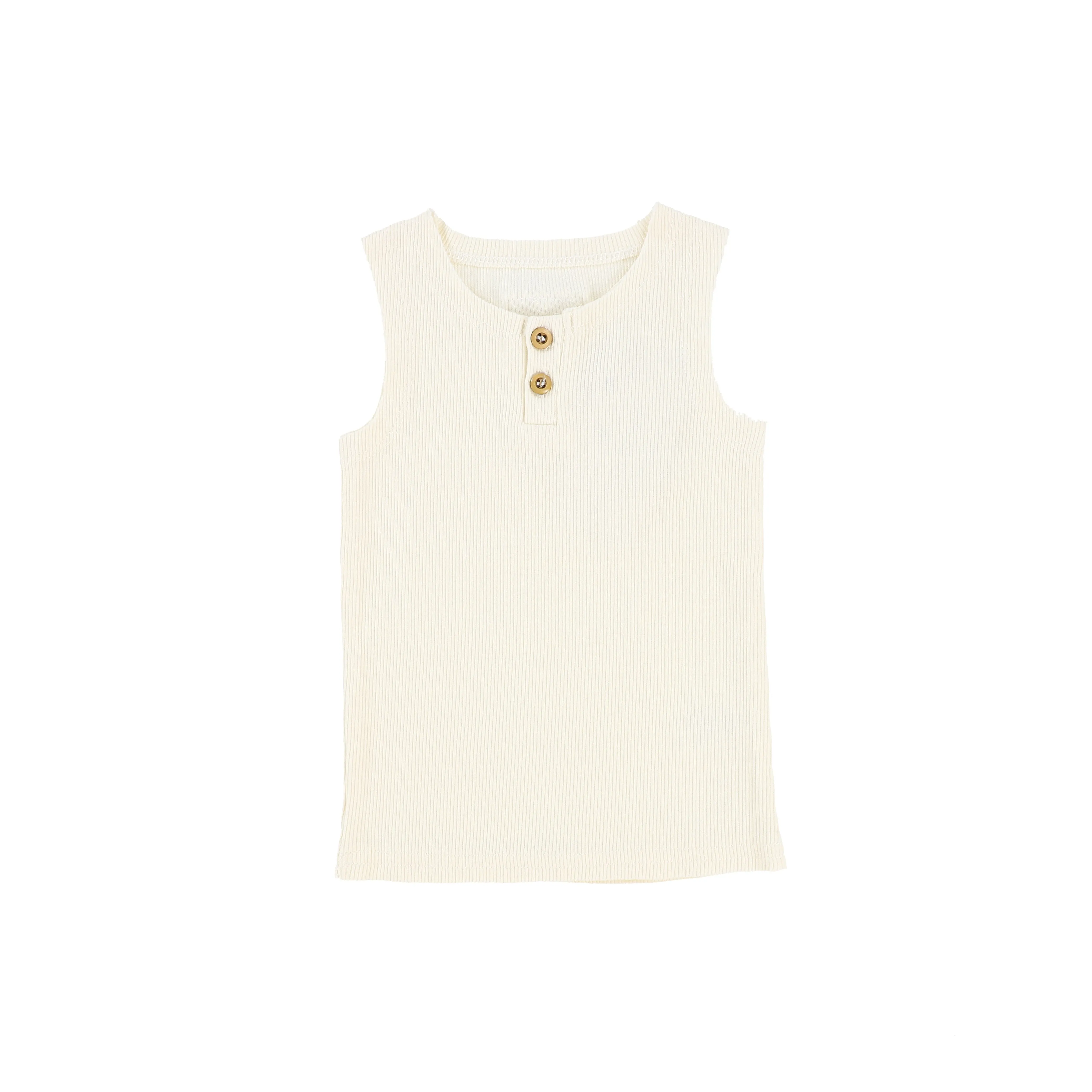 Lil Legs Ribbed Tank - Ivory