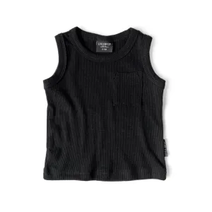 Little Bipsy Ribbed Tank - New Black
