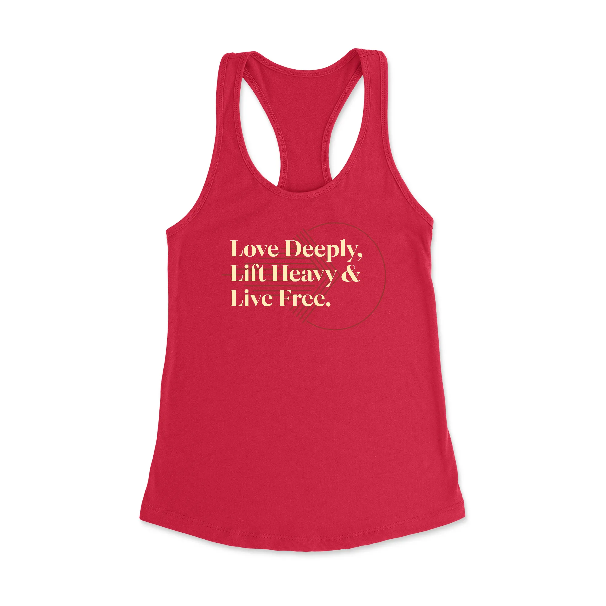 Love Free Racerback Tank Top