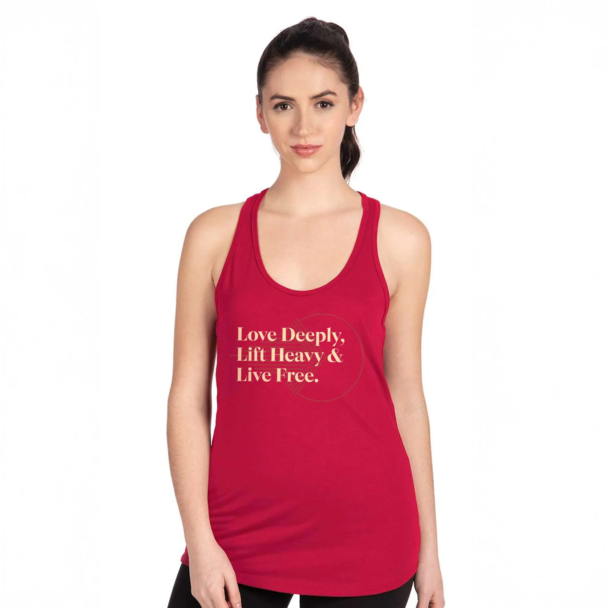 Love Free Racerback Tank Top