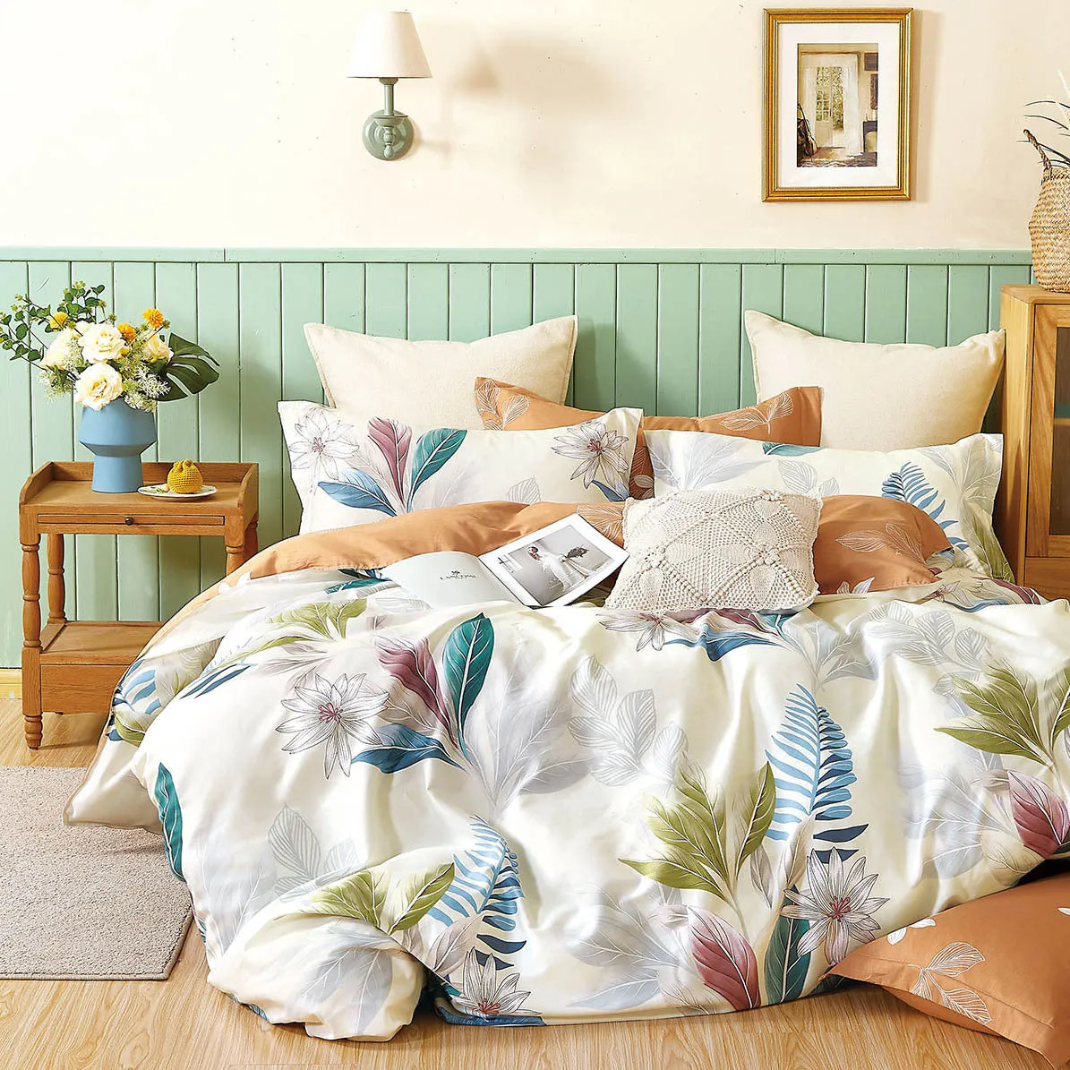 Luxton Elena Floral Cotton Quilt Cover Set