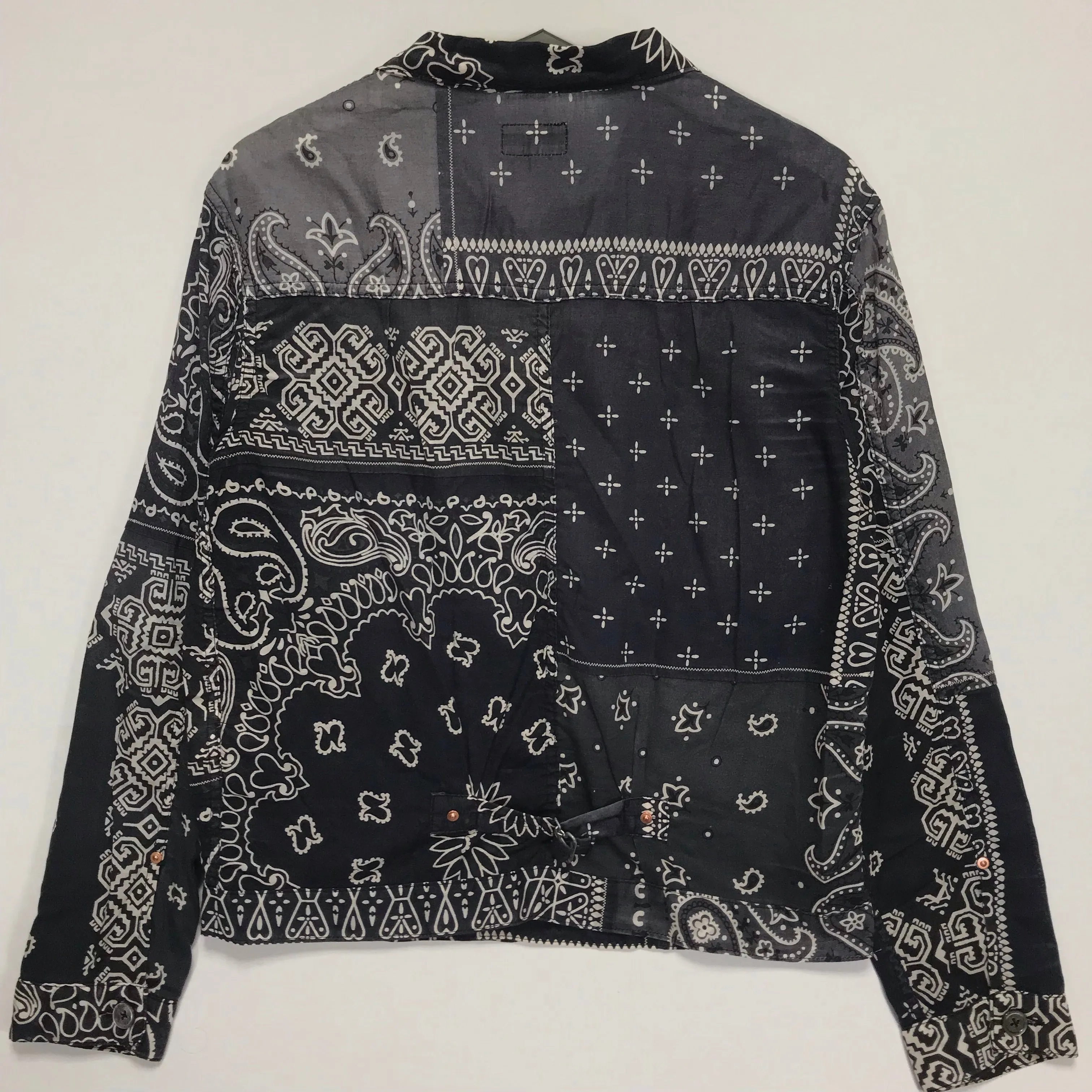 [M] DS! Kapital Kountry Bandana Patchwork Pt 1st Shirt Jacket Black