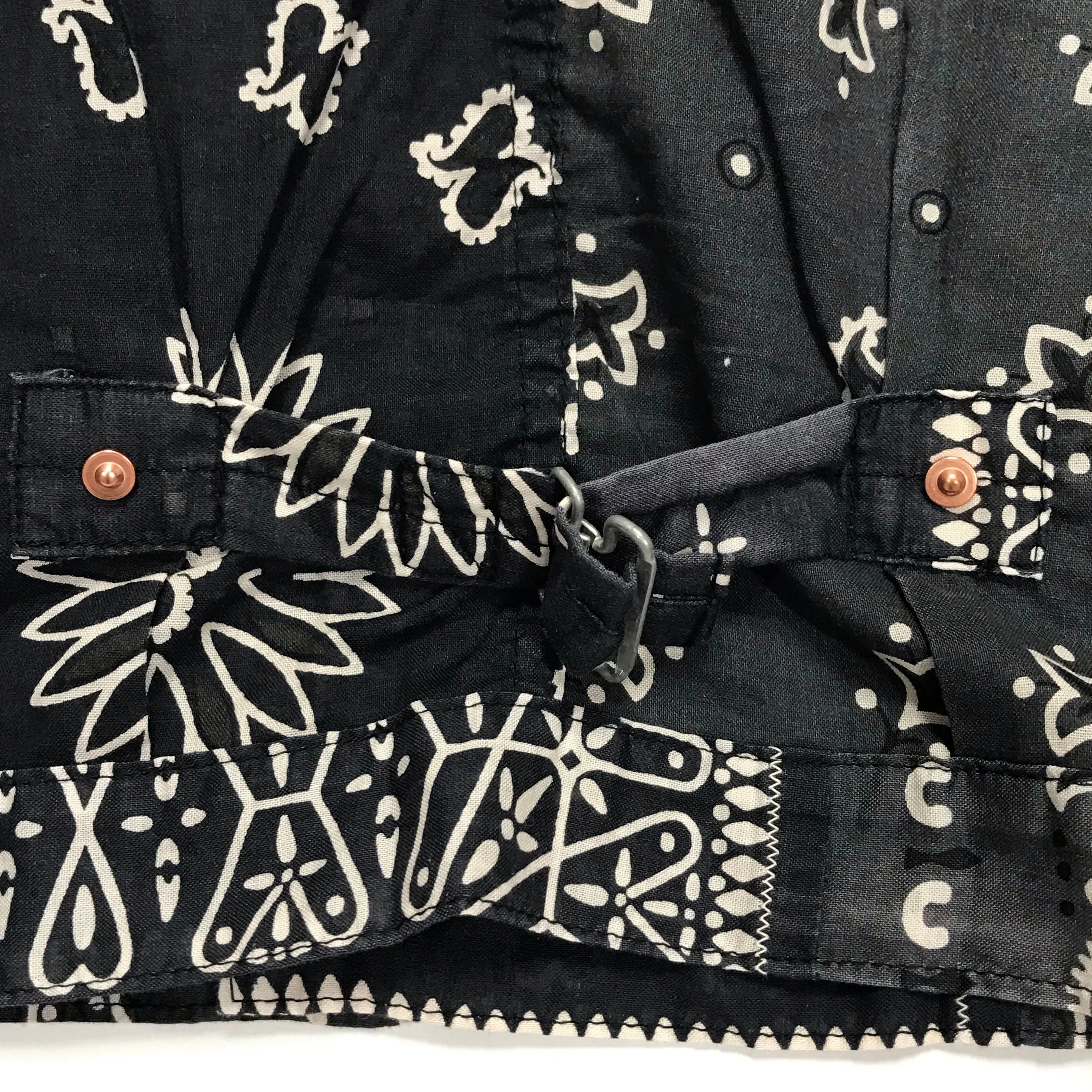 [M] DS! Kapital Kountry Bandana Patchwork Pt 1st Shirt Jacket Black