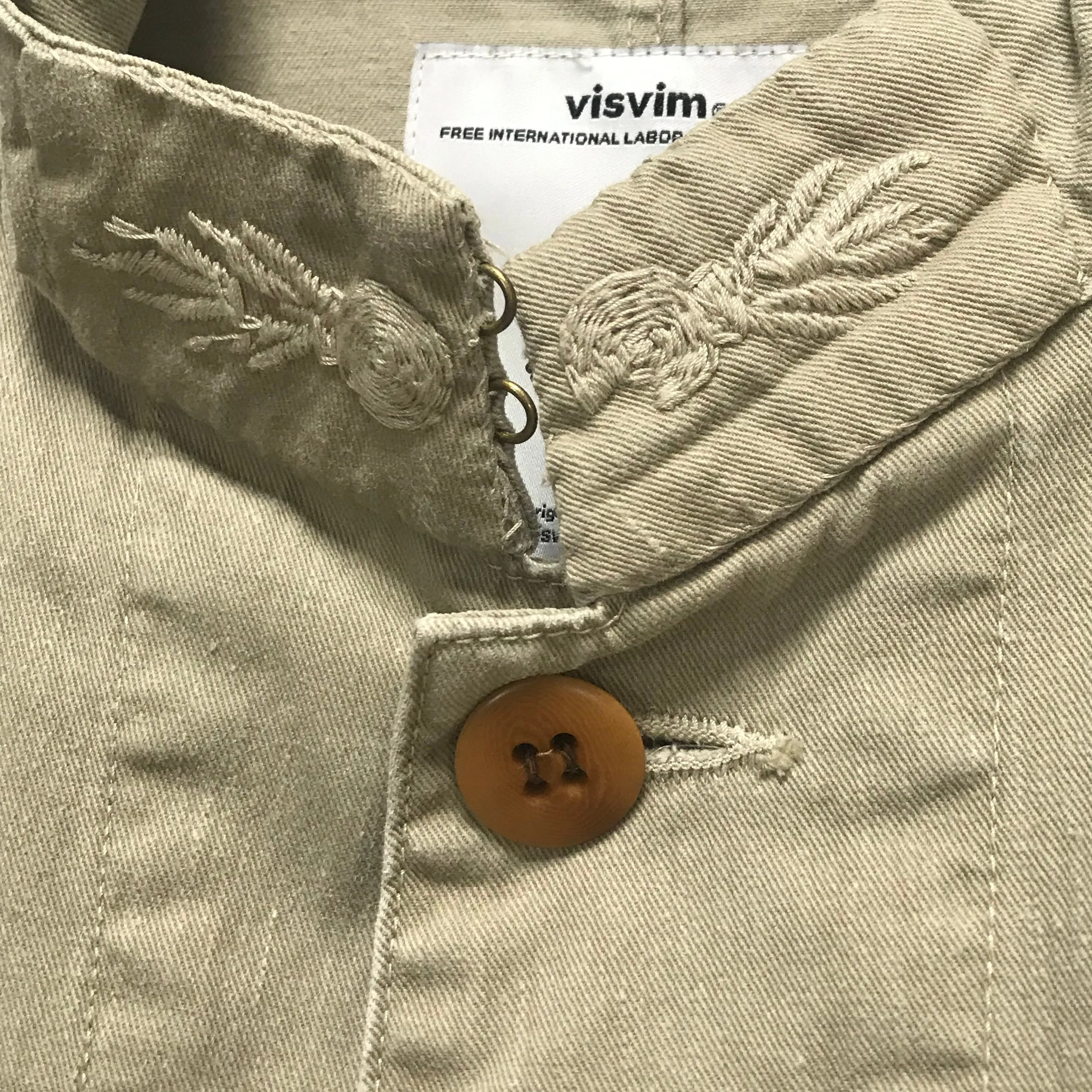 [M] Visvim 14SS Lugli Jacket Damaged Chino Beige