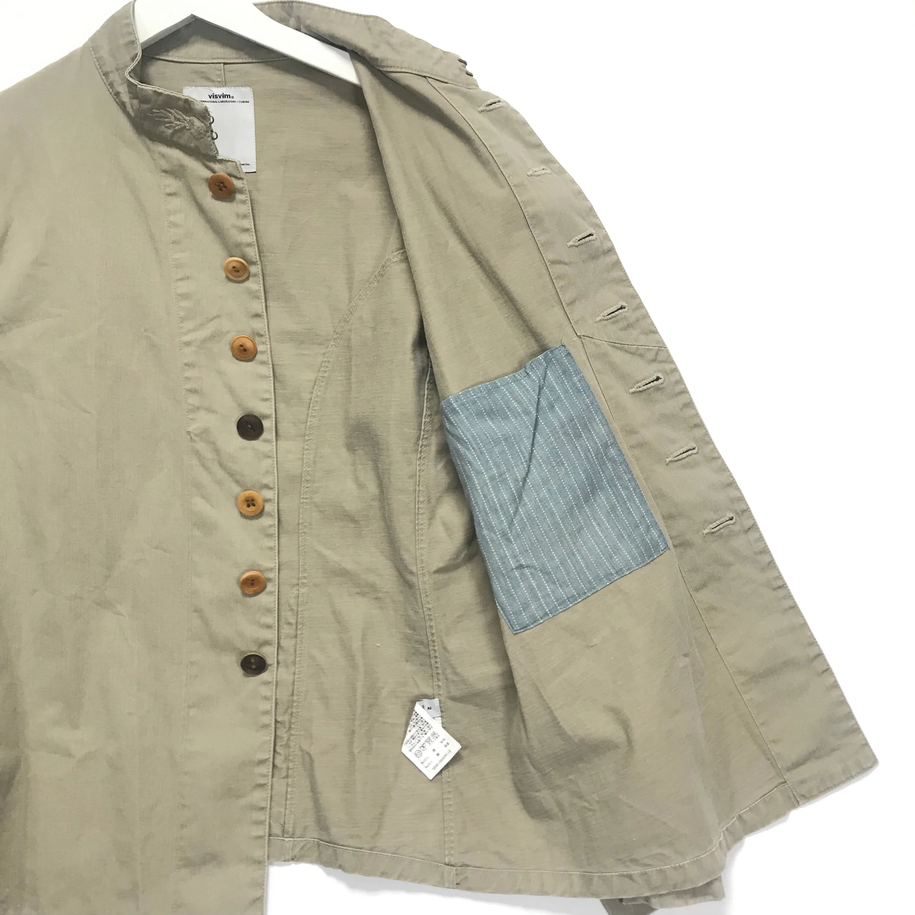 [M] Visvim 14SS Lugli Jacket Damaged Chino Beige