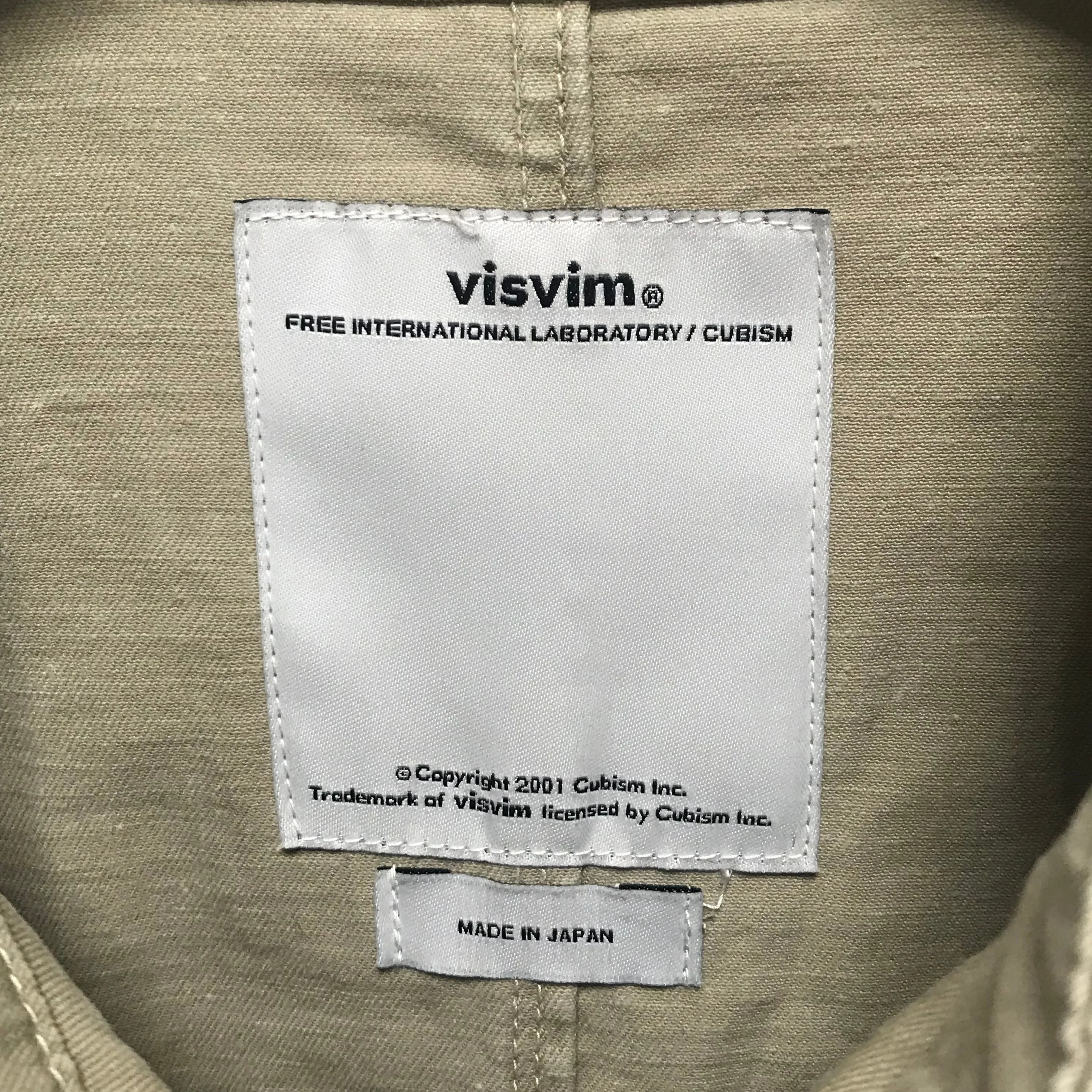 [M] Visvim 14SS Lugli Jacket Damaged Chino Beige