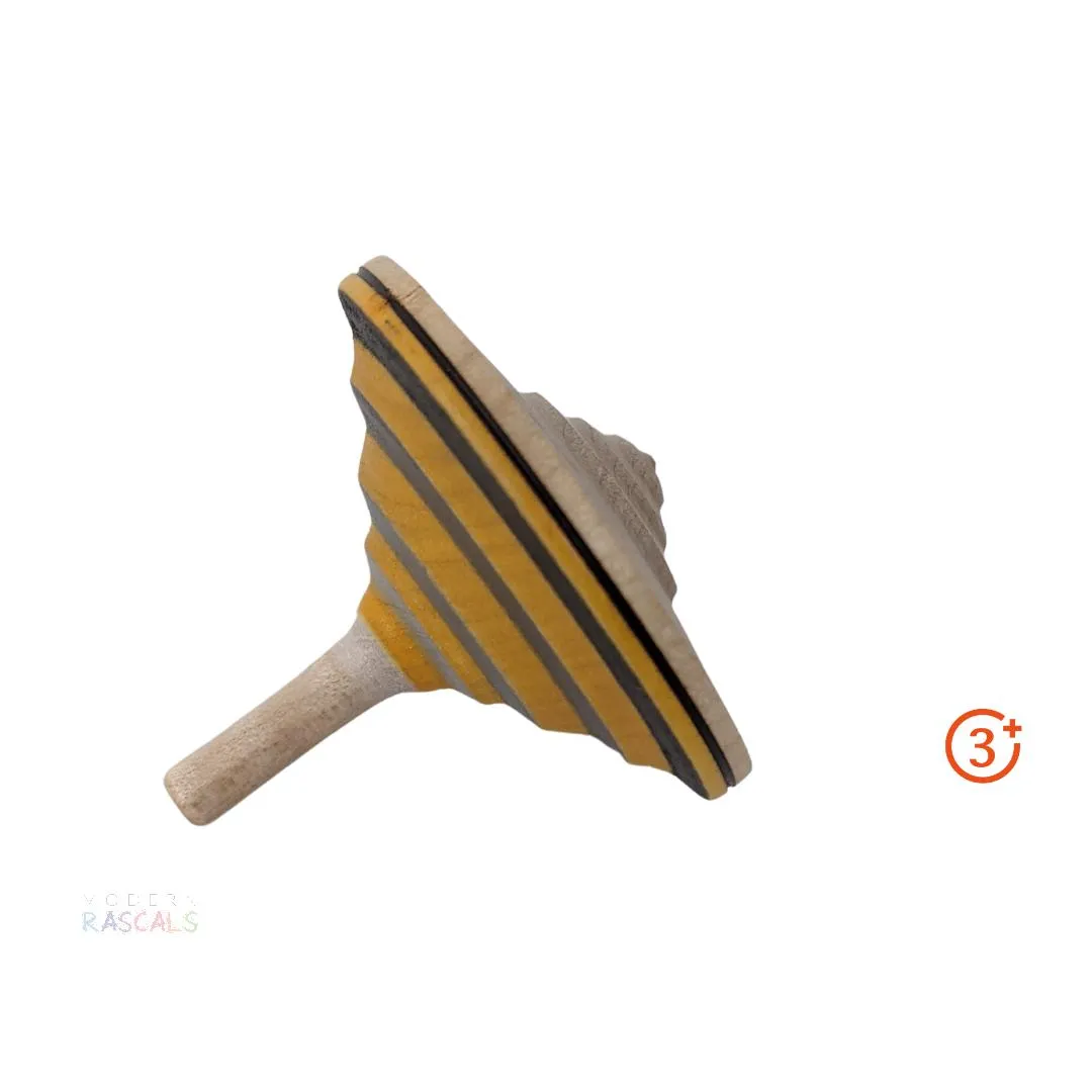 Mader Earl Grey Spinning Top - Pale Orange
