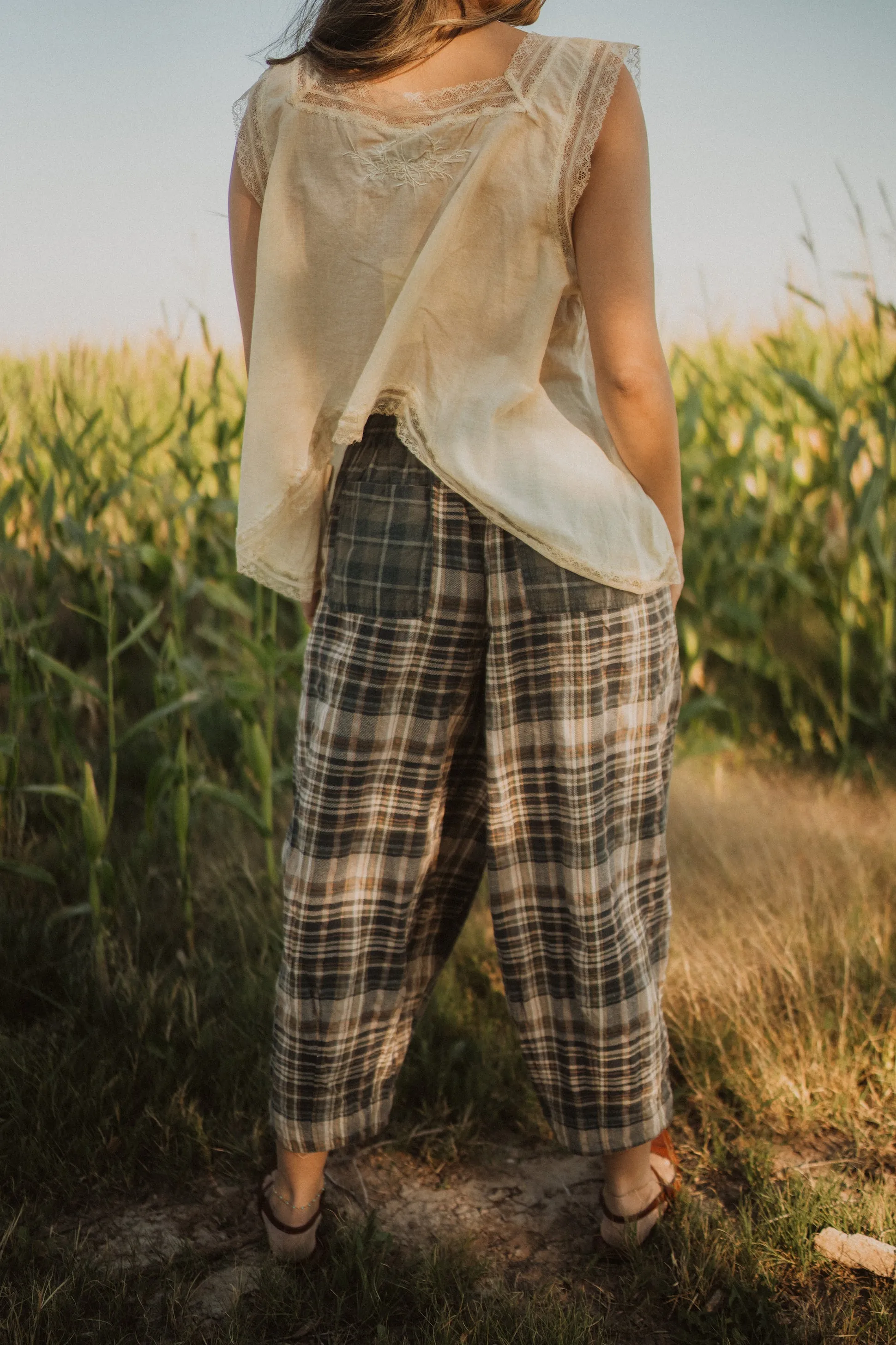 Mariel Plaid Pants