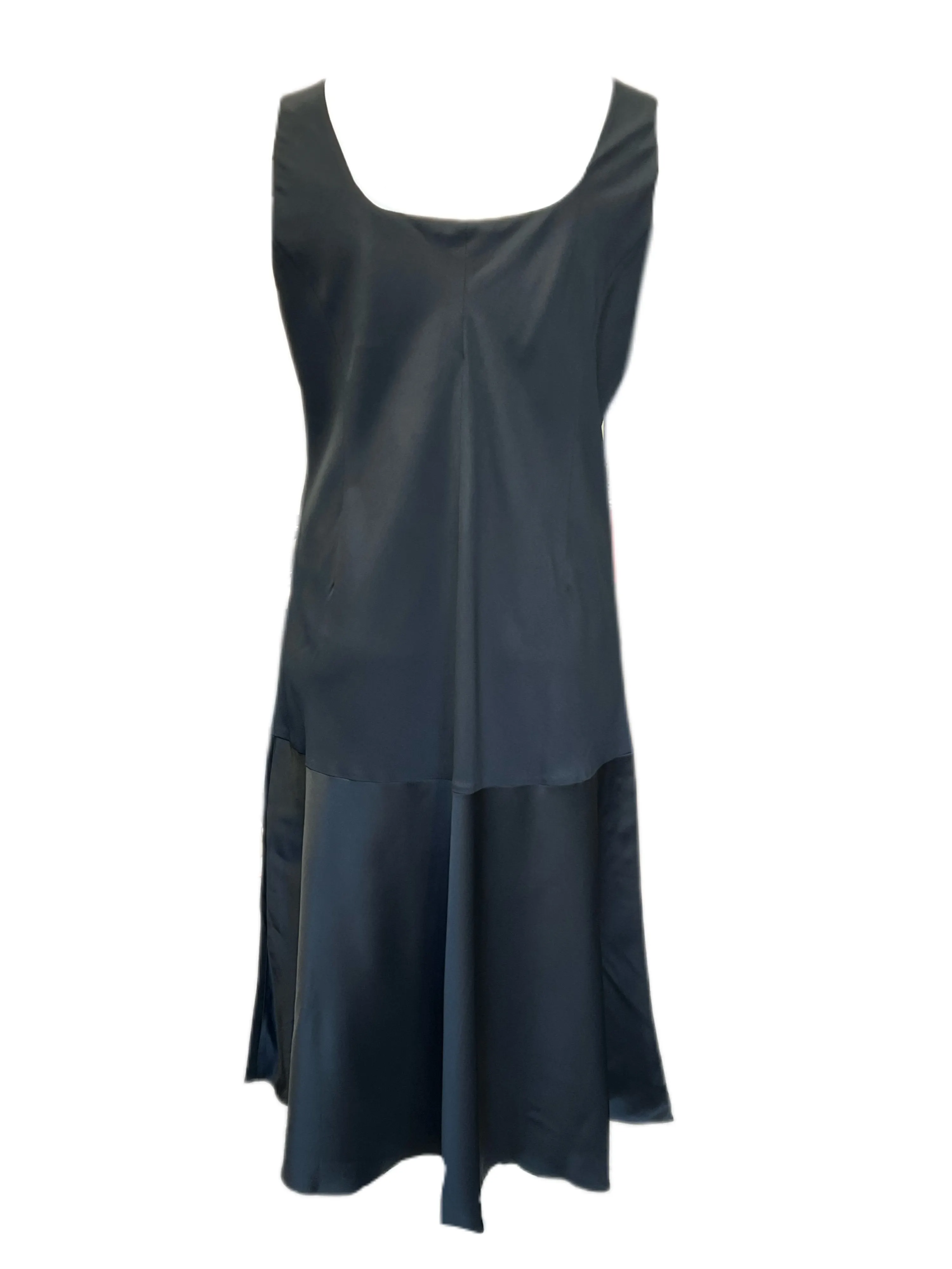 Marina Rinaldi Women's Black Dover Zipper Closure Shift Dress NWT