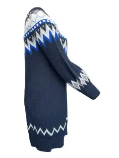 Marina Rinaldi Women's Blue Galles Pullover Shift Dress NWT