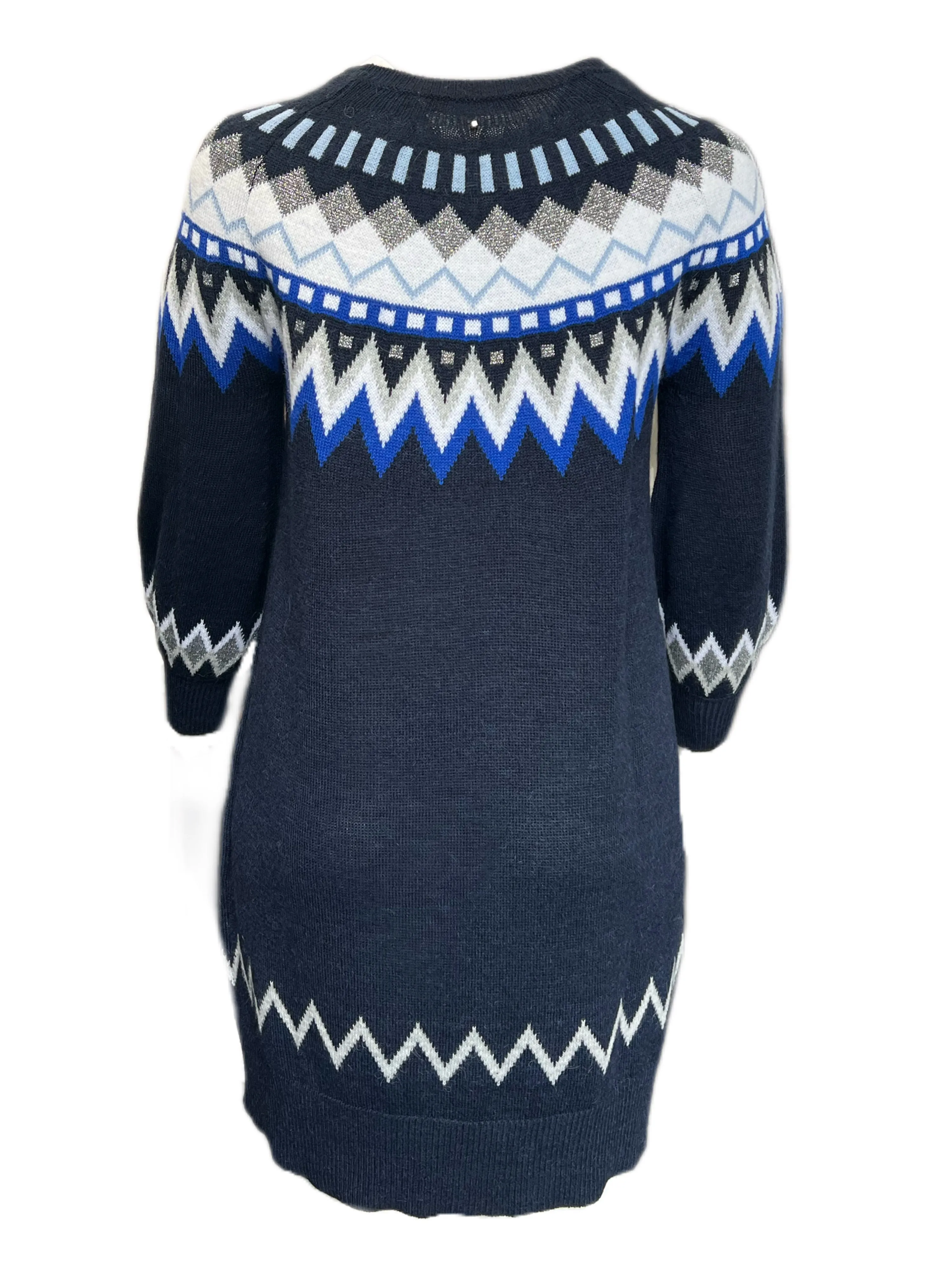 Marina Rinaldi Women's Blue Galles Pullover Shift Dress NWT