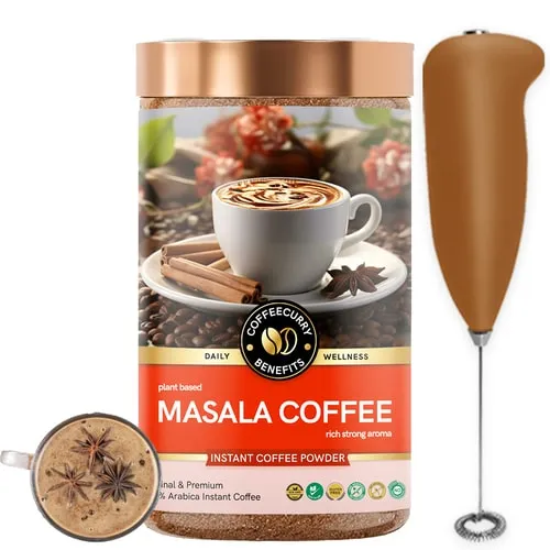 Masala Coffee - Authentic Indian Blend of Aromatic Spices and Premium Coffee