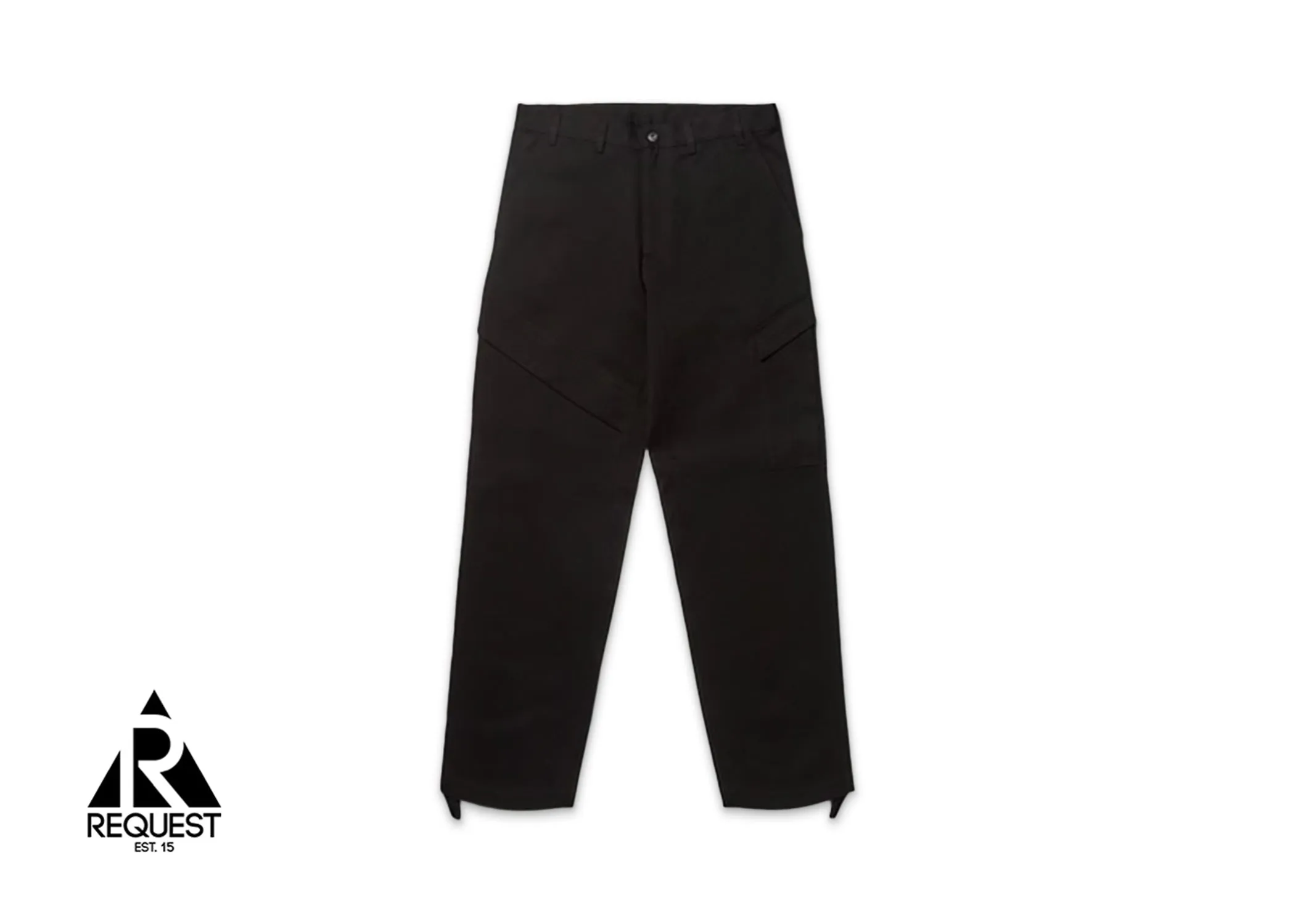 Matt Black Cargo Pants "Black"