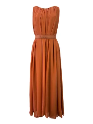 Max Mara Women's Copper Manolo Shift Dress Size 6 NWT
