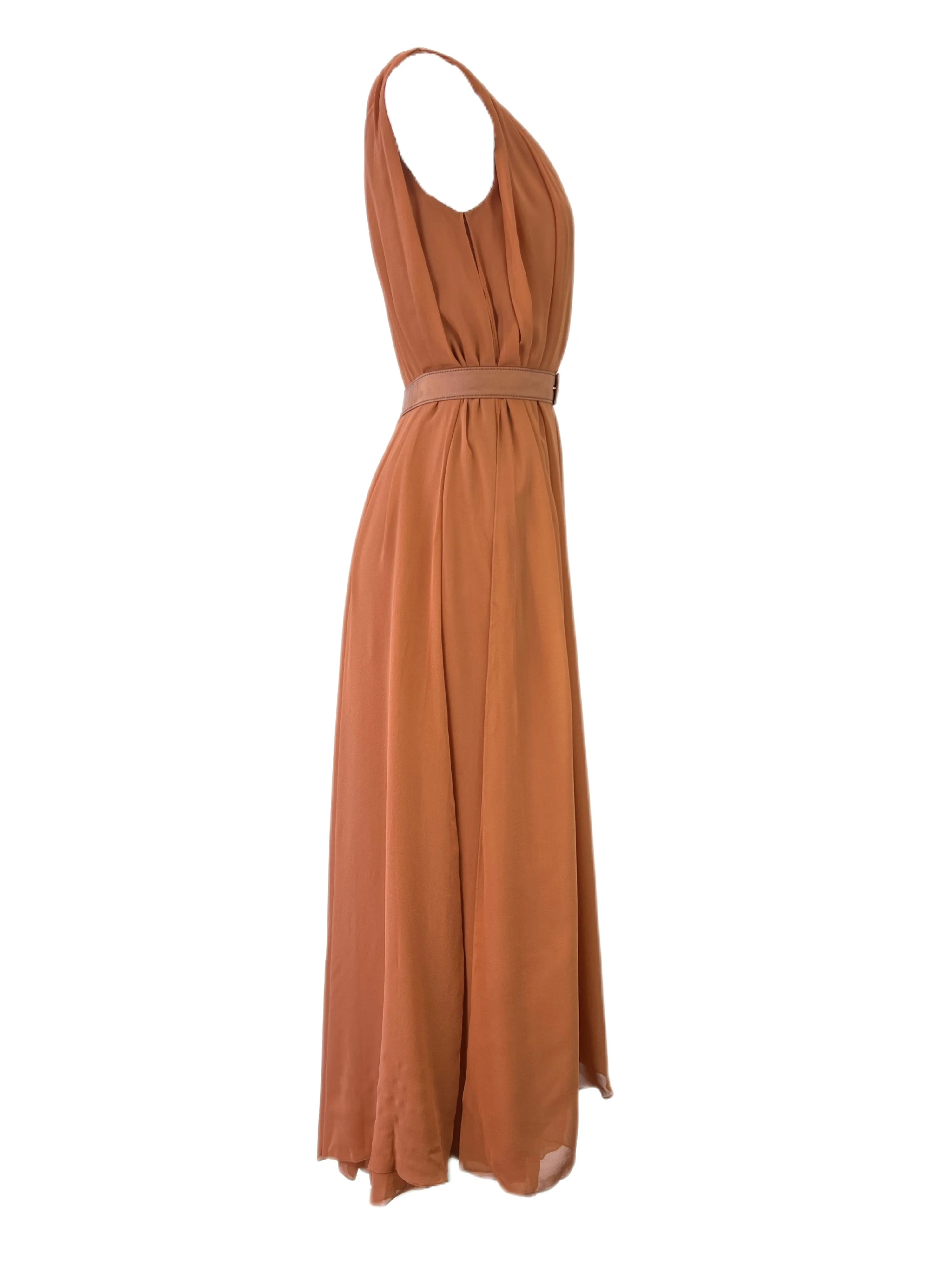 Max Mara Women's Copper Manolo Shift Dress Size 6 NWT