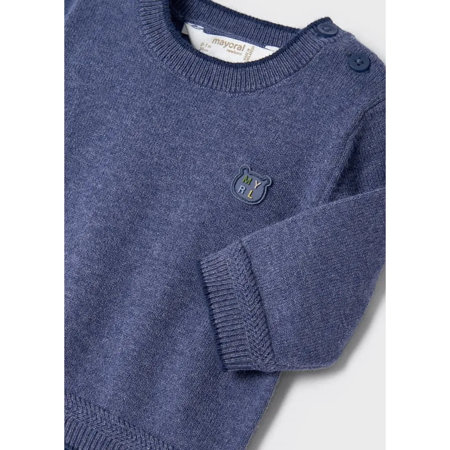 Mayoral Jersey Sweater - Vintage Blue