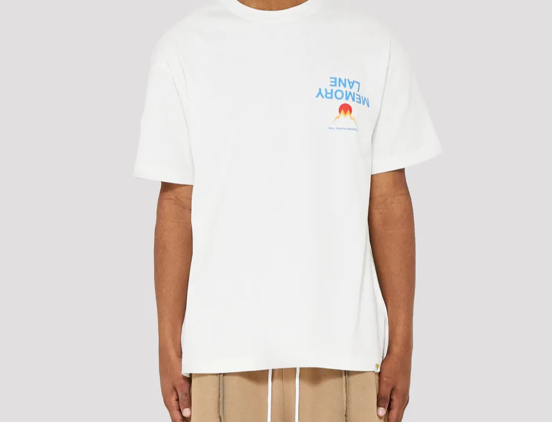 Memory Lane Vetica 180 Tee (Off White)