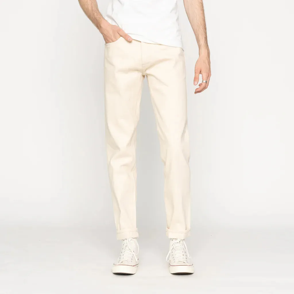 Men's Relaxed Tapered Fit 13.5oz Selvedge Denim - Ecru with Seed