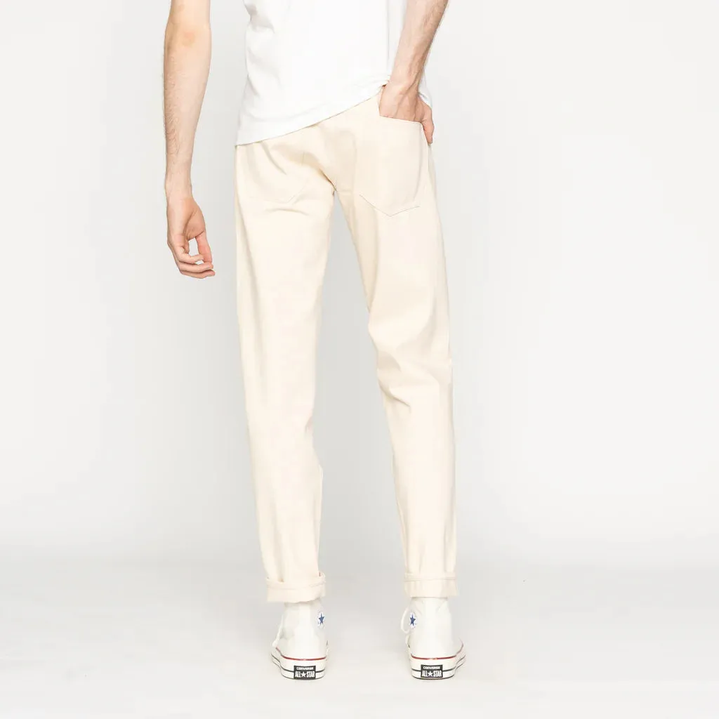 Men's Relaxed Tapered Fit 13.5oz Selvedge Denim - Ecru with Seed