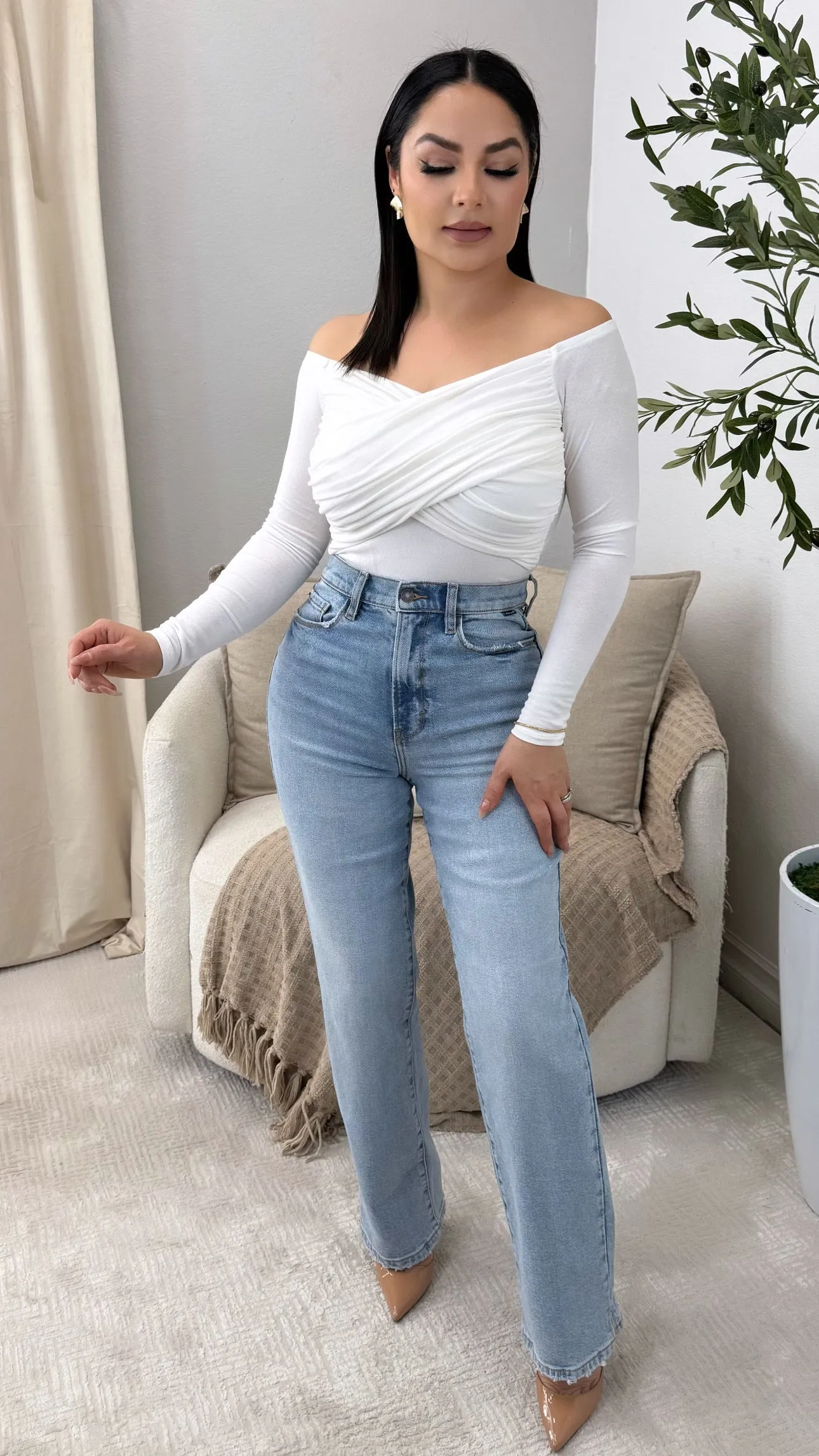 MICHELLE  IVORY BODYSUIT