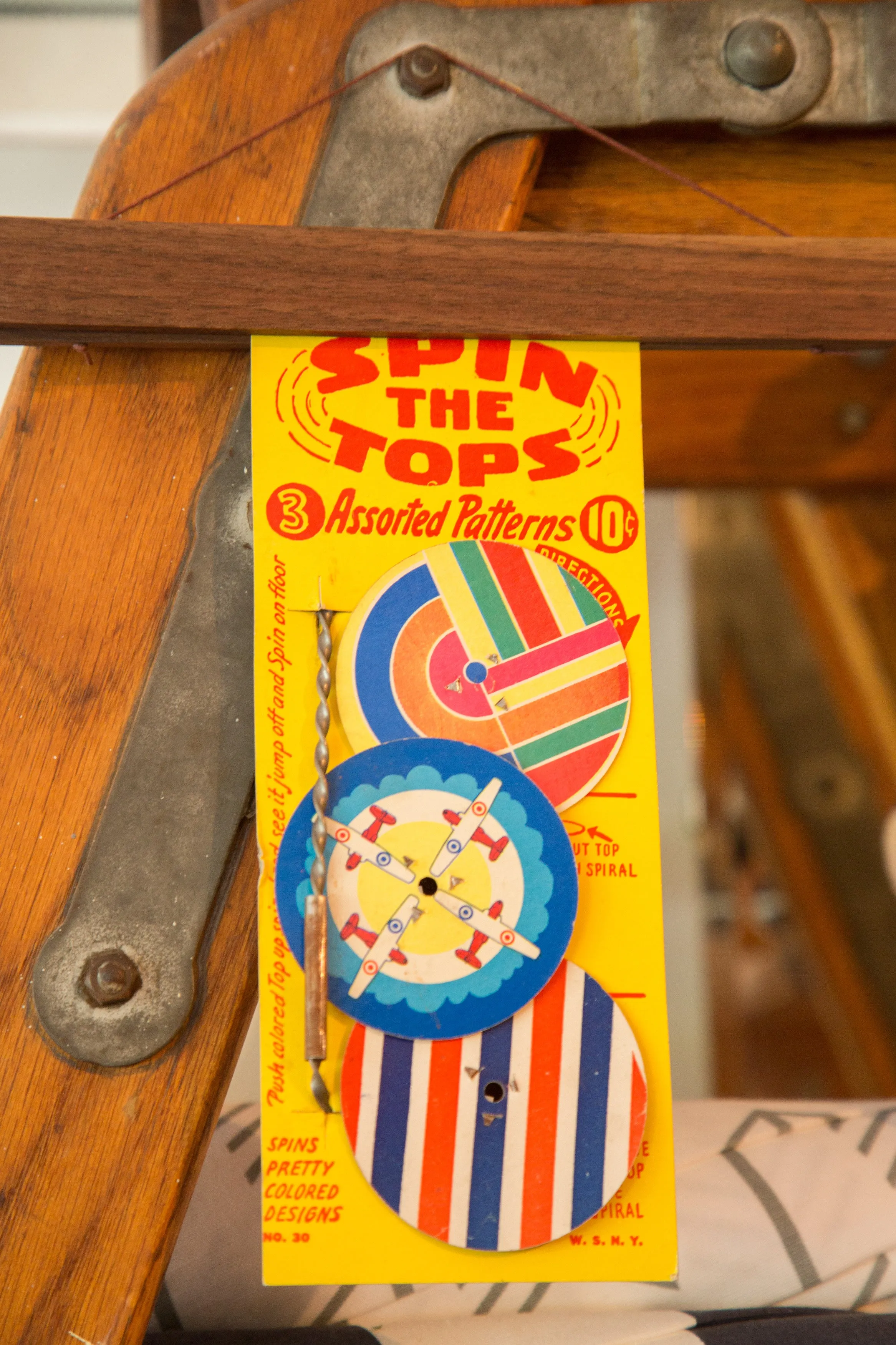 Mid Century Spin the Tops Toy