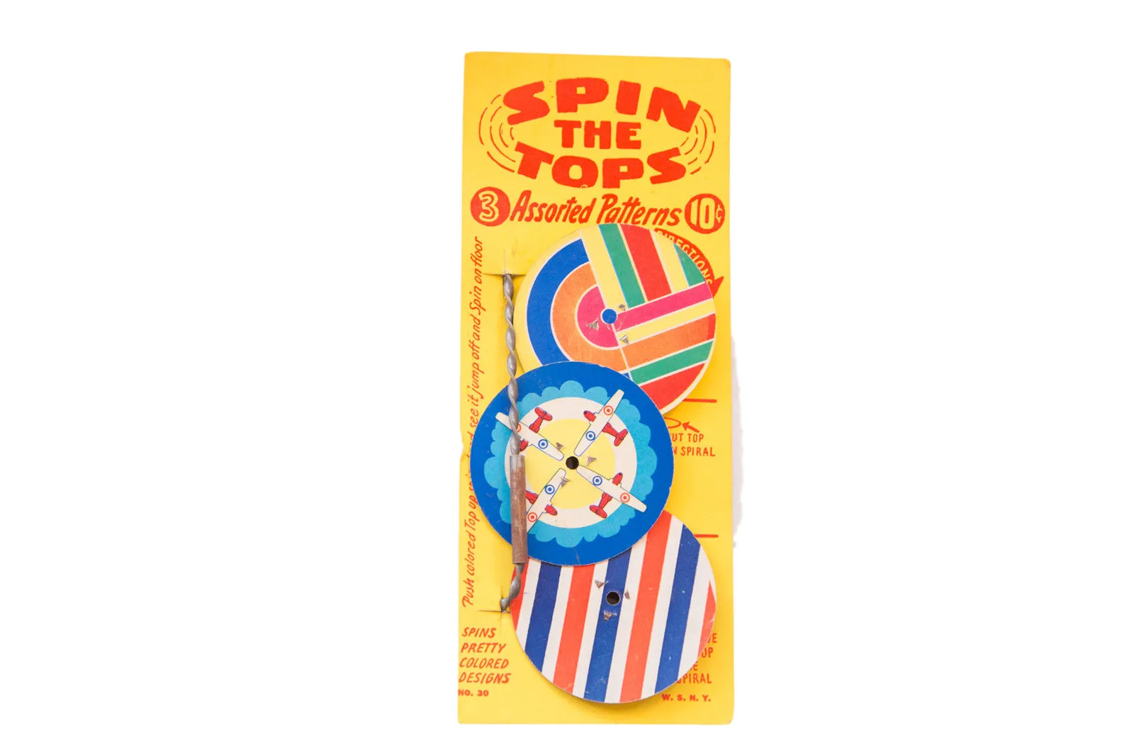 Mid Century Spin the Tops Toy
