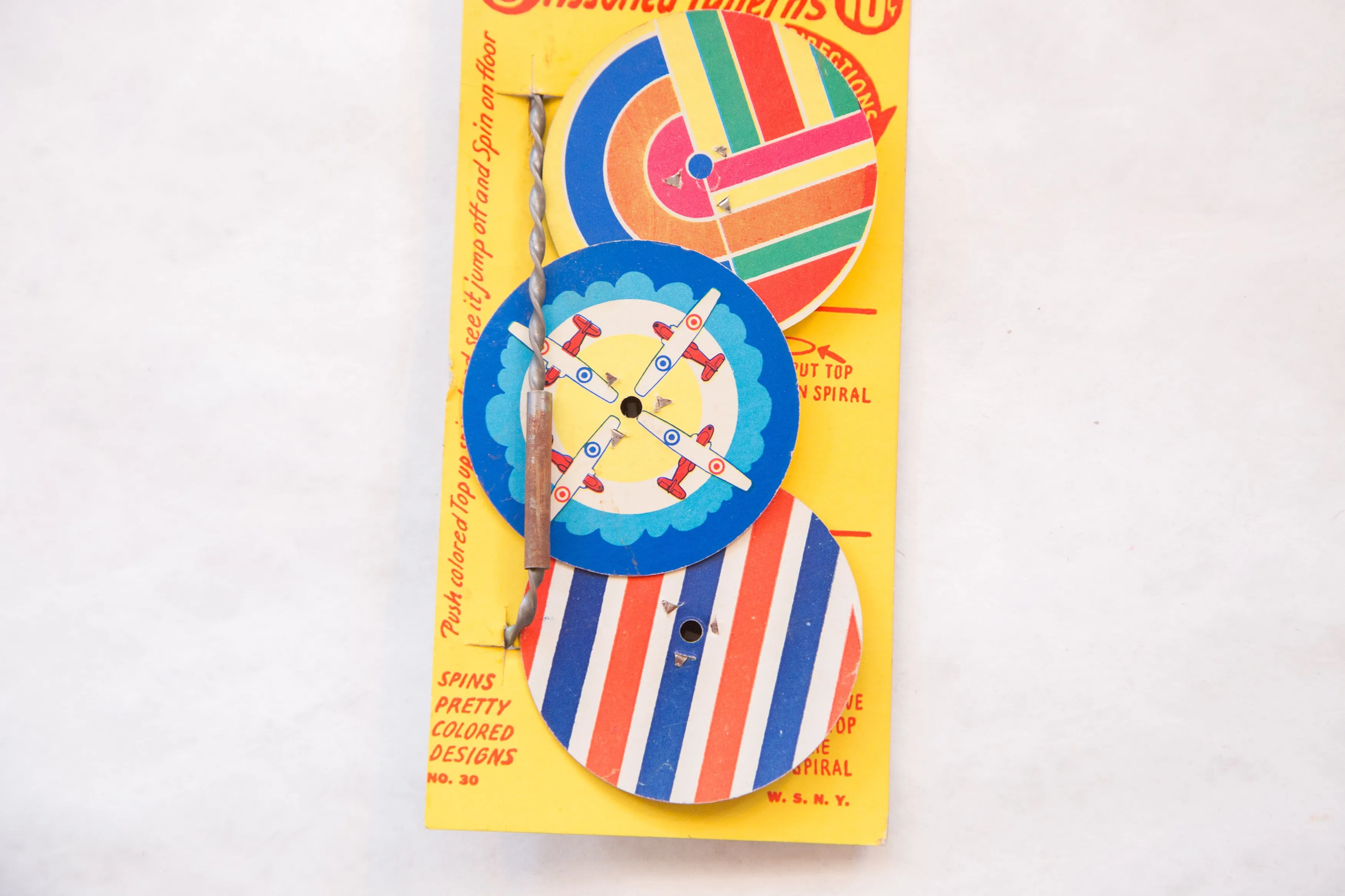 Mid Century Spin the Tops Toy