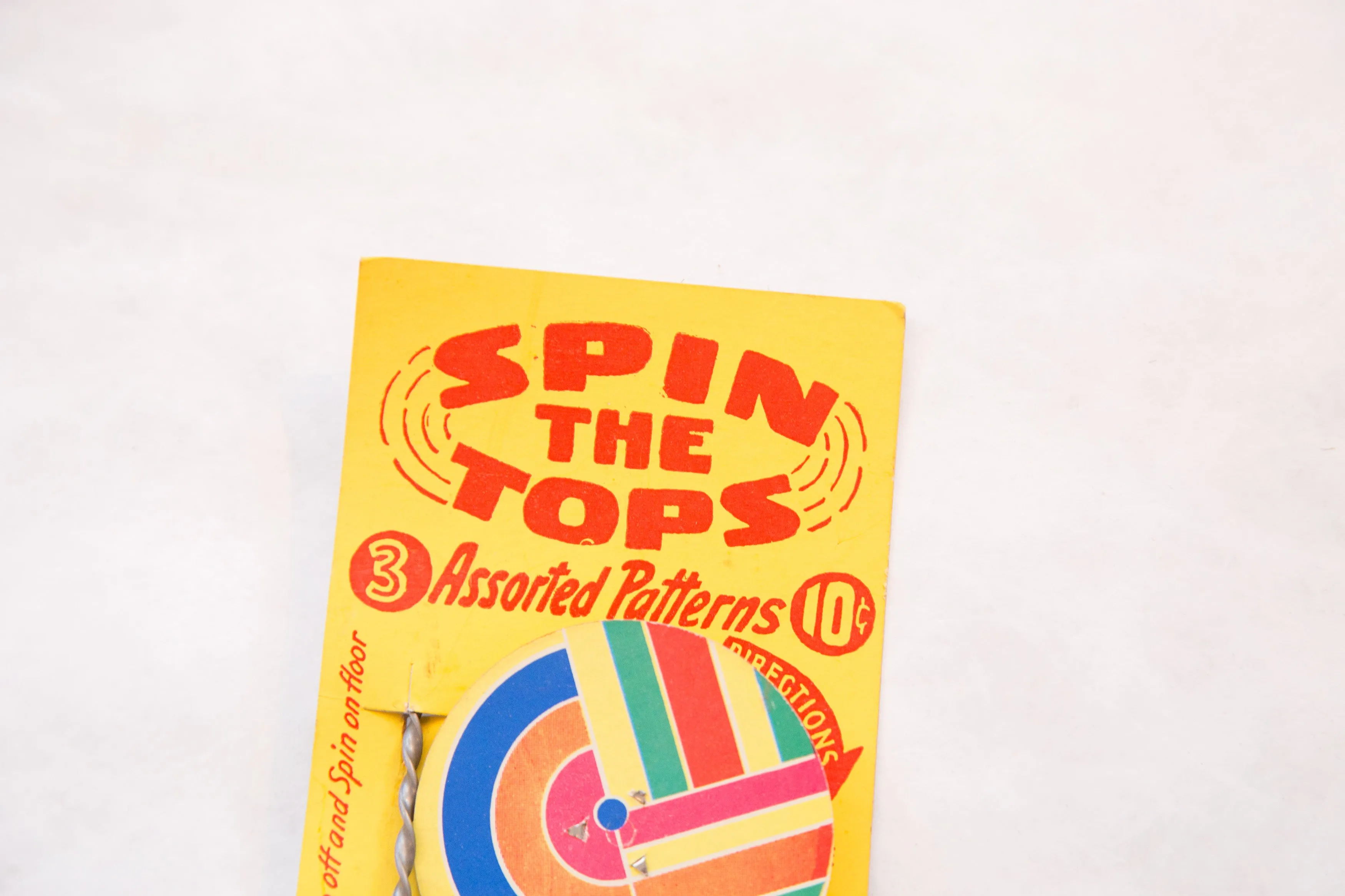 Mid Century Spin the Tops Toy