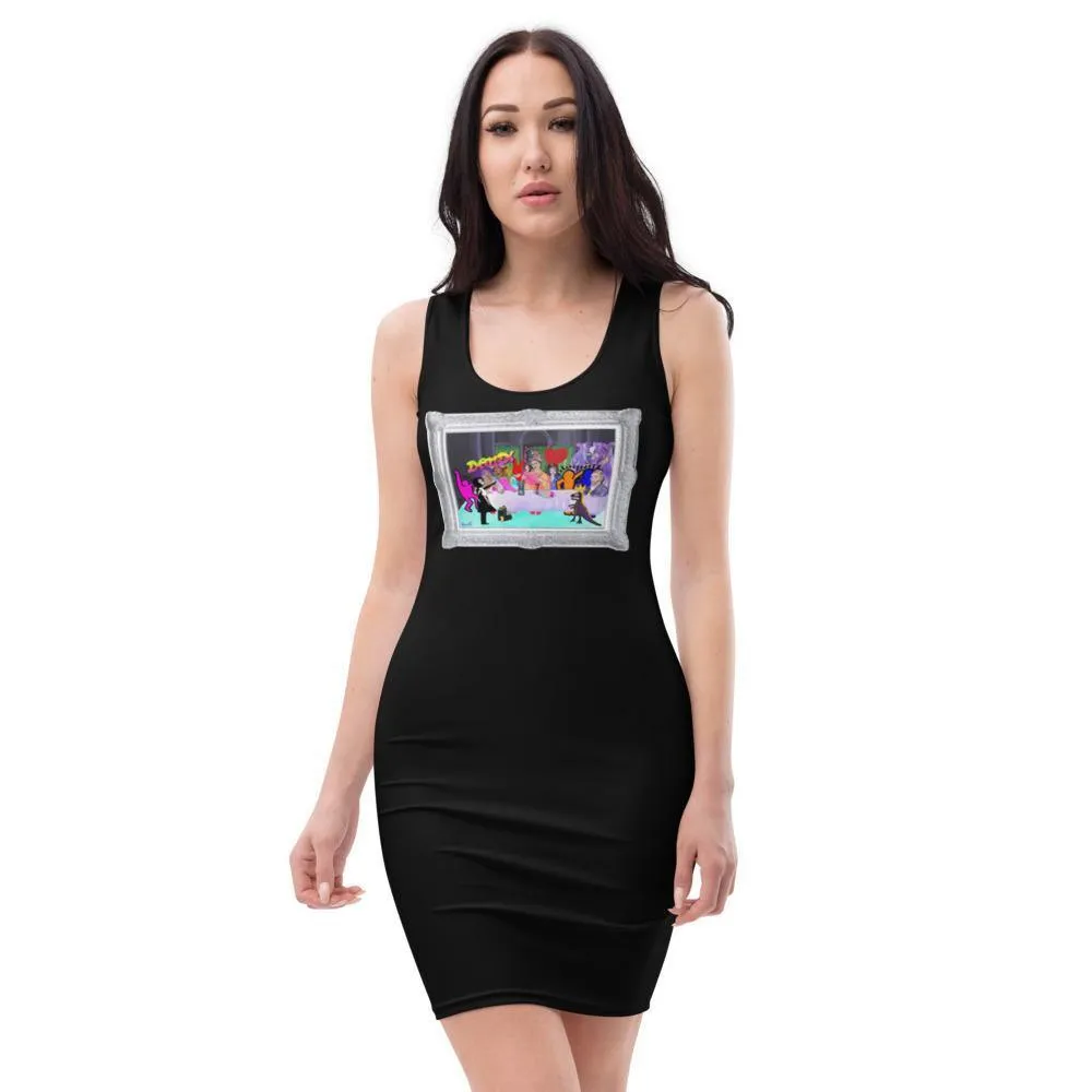 Moon's Last Supper, A Tribute Bodycon Dress