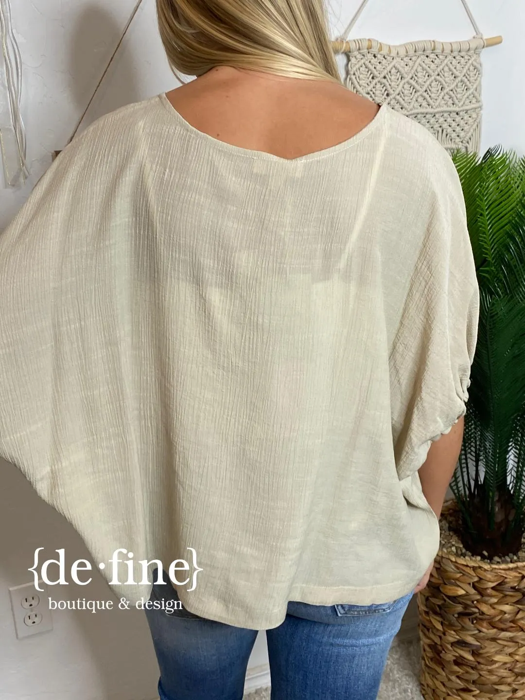 Moonstruck Batwing Blouse in 5 Colors - Oversized Fit