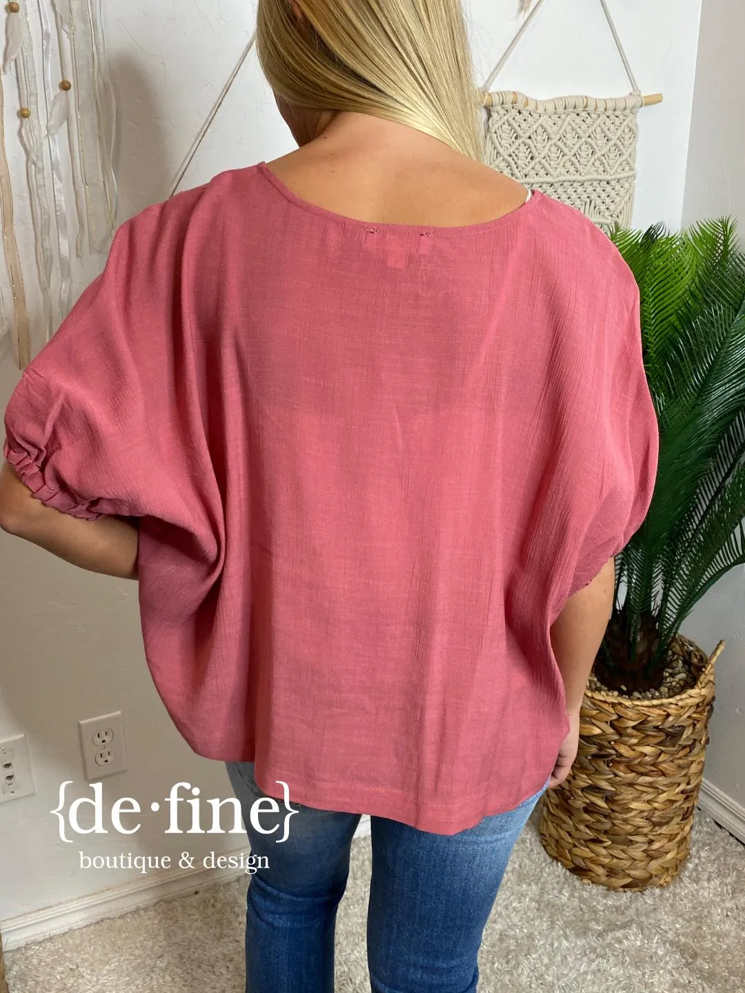 Moonstruck Batwing Blouse in 5 Colors - Oversized Fit