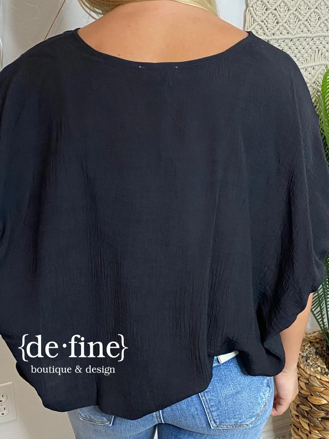 Moonstruck Batwing Blouse in 5 Colors - Oversized Fit