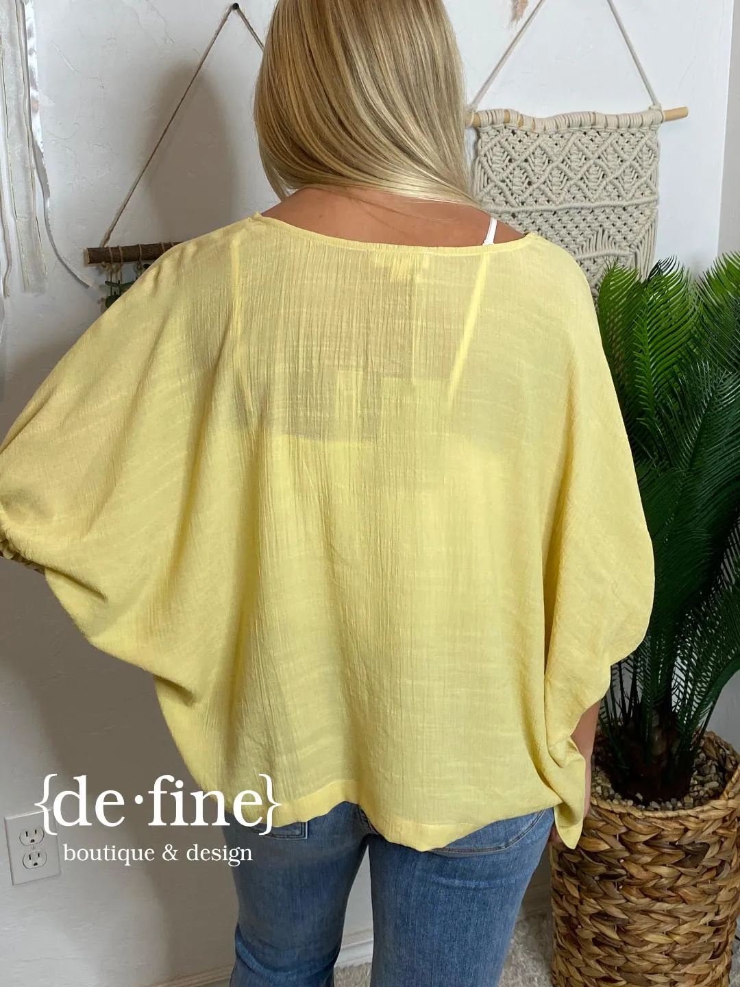 Moonstruck Batwing Blouse in 5 Colors - Oversized Fit