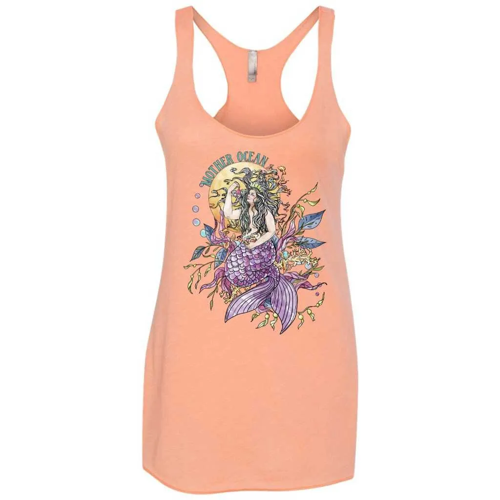 Mother Ocean Racerback Tank - Peachy