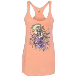 Mother Ocean Racerback Tank - Peachy