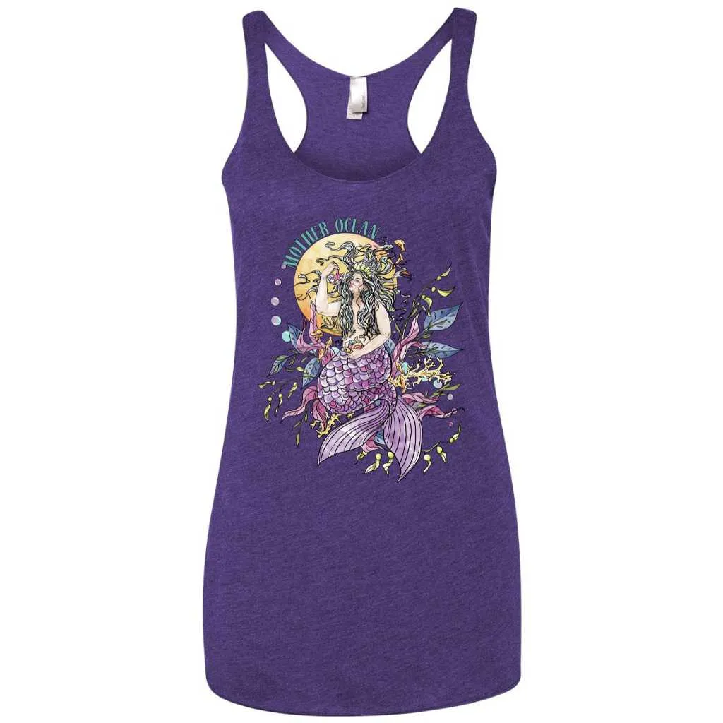 Mother Ocean Racerback Tank - Purple
