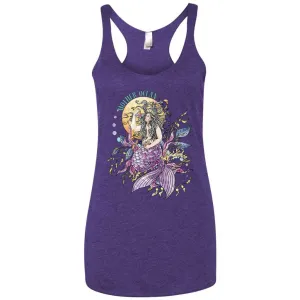 Mother Ocean Racerback Tank - Purple