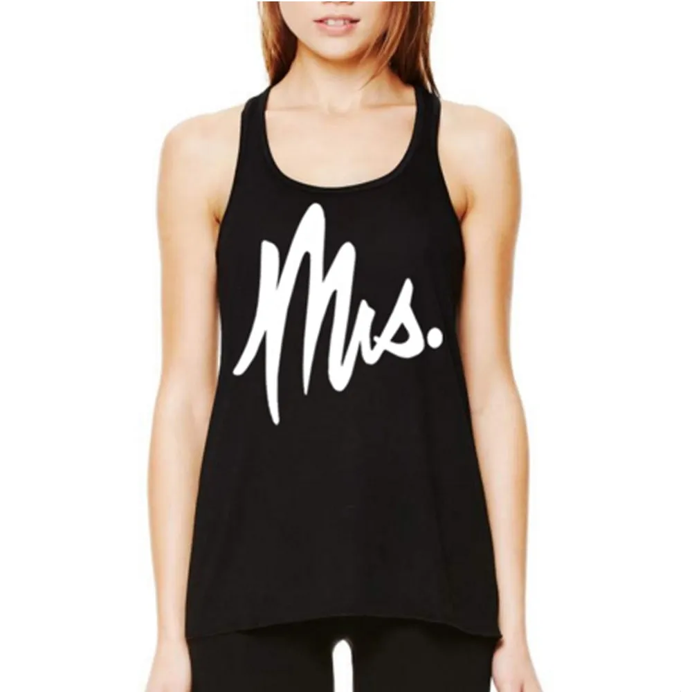 Mrs. Flowy Racerback Tank Top
