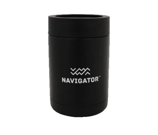 Navigator Gear Double Wall Can Cooler - Stainless Steel Black