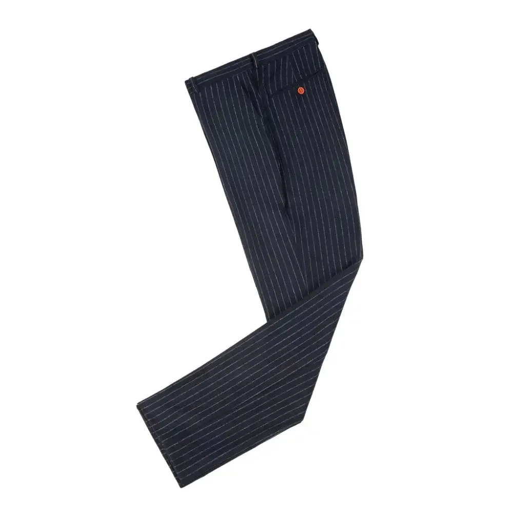 Navy Wool Stripe 3 Piece Suit *NEW*
