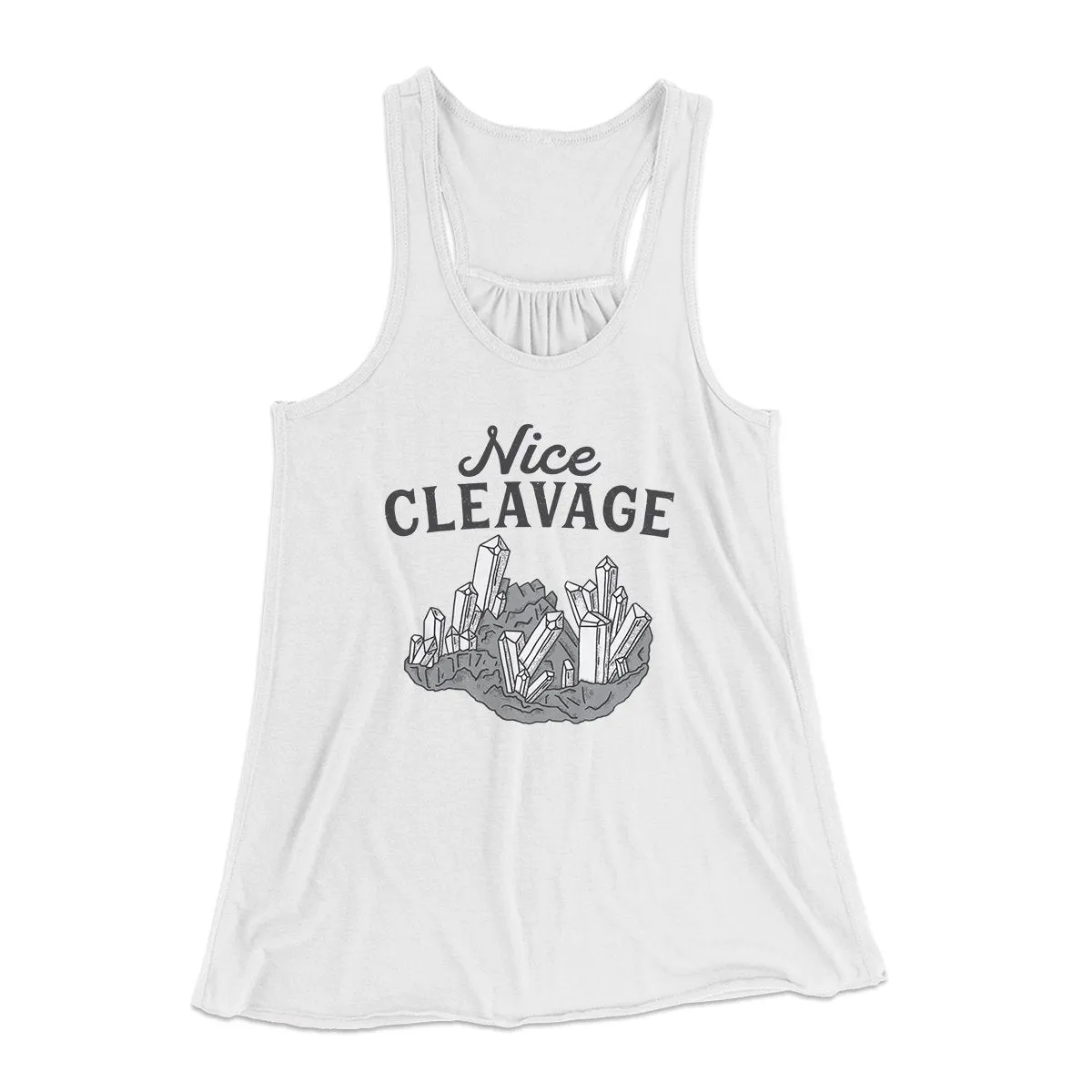 Nice Cleavage Women's Flowey Tank Top