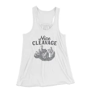 Nice Cleavage Women's Flowey Tank Top