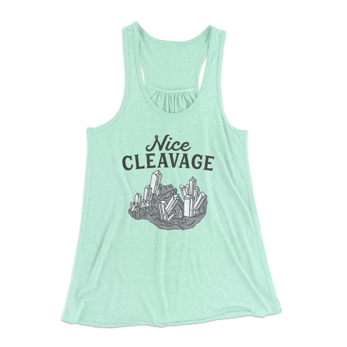 Nice Cleavage Women's Flowey Tank Top