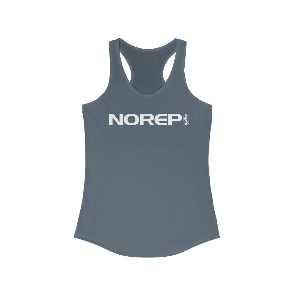 NO REP - Womens Racerback Tank Tops